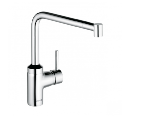 KLUDI L-INE Jednouchwytowa bateria kuchenna z wyciąganą wylewką