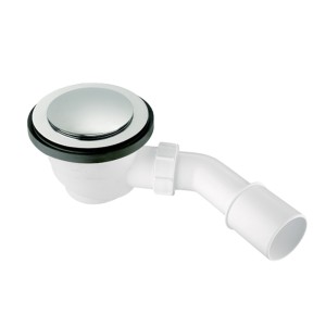 SYFON BRODZIKOWY 9-CM CHROM "CLICK-CLACK" WYS. 6 CM  MCALPINE