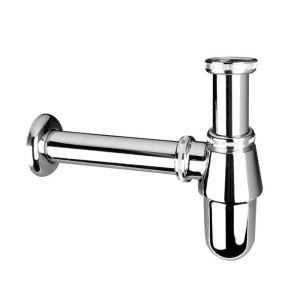 McAlpine Syfon umywalkowy butelkowy 1.1/4"x32mm bez spustu CHROM