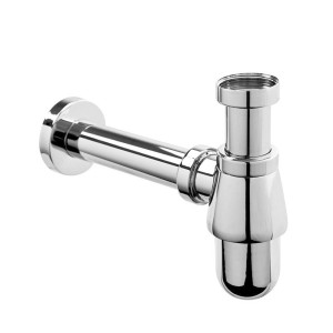 McAlpine Syfon umywalkowy butelkowy 1.1/4"x32mm bez spustu CHROM