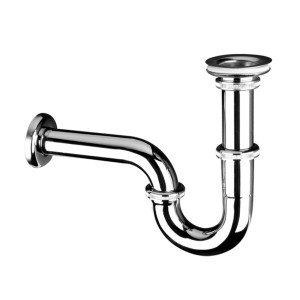 McAlpine Syfon umywalkowy rurowy 1.1/4"x32mm CHROM