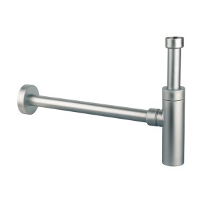 McAlpine Syfon umywalkowy butelkowy DEKORACYJNY 1.1/4"x32 bez spustu SATYNA