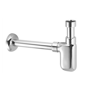 McAlpine Syfon umywalkowy butelkowy DEKORACYJNY 1.1/4"x32 bez spustu CHROM
