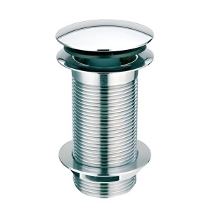 McAlpine Spust umyw. DEKORACYJNY 11/4"x60mm z małą nakrętką bez przelewu CHROM
