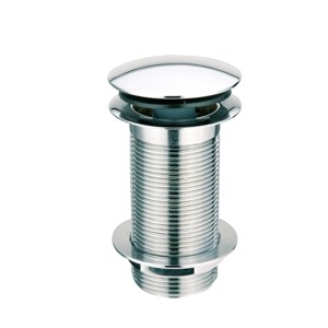 McAlpine Spust umyw."klik-klak" DEKORACYJNY 1.1/4"x60mm z małą nakrętką bez przelewu CHROM