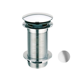 McAlpine Spust umyw."klik-klak" DEKORACYJNY 1.1/4"x60mm z małą nakrętką bez przelewu SATYNA