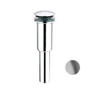 McAlpine Spust umywalkowy "klik-klak" DEKORACYJNY 1.1/4"x60mm  STAL SZCZOTKOWANA