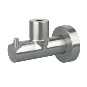 McAlpine Zawór pod baterię DEKORACYJNY 1/2"x10mm STAL SZCZOTKOWANA