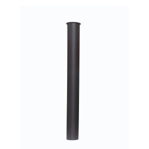 McAlpine Przedłużka do syfonu umywalkowego 1.1/4"x32mm z kołnierzem L-300mm Czarny Mat