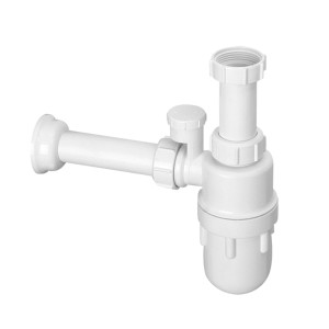 McAlpine Syfon zlewozmywakowy butelkowy "gastronomiczny" 1.1/2"x40mm z napowietrznikiem bez spustu