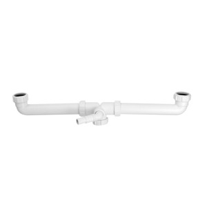 McAlpine Przyłącze centralne 1.1/2"x40x11/2" do syfonu zlewozmywakowego z podłączeniem pralki lub zmywarki