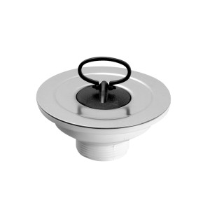 McAlpine Spust zlewozmywakowy 1.1/2"x113mm z sitem ze stali nierdzewnej i korkiem gumowym