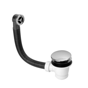 McAlpine Spust zlewozmywakowy  "klik-klak" 1.1/2"x70mm, przelew okrągły