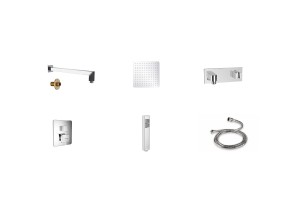 FROST QUATRO ZEST. PODTYNKOWY CHROM Z FIX-BOX