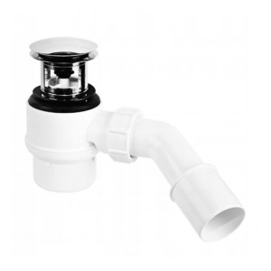 McAlpine Syfon wanna klik-klak zintegrowany przelew. CHROM