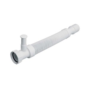 McAlpine Złączka montażowa harmonijkowa L-1000mm 1.1/2"x40/50mm z podłączeniem pralki lub zmywarki