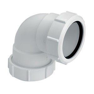McAlpine Kolanko 90 nakrętno-nakrętne50x50mm