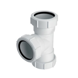 McAlpine Trójnik nakrętno-nakrętny 3x40mm