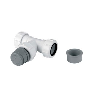 McAlpine Trójnik z zaworem napowietrzającym 32mm