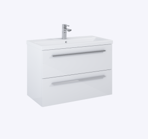 SZAFKA KWADRO PLUS 800 WHITE/BIAŁA POD UMYW. ELITA