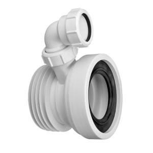 McAlpine Przyłącze kanalizacyjne, krótkie L-120mm,wejście 90-110mm,wyjście 110mm, proste z odejściem 40mm