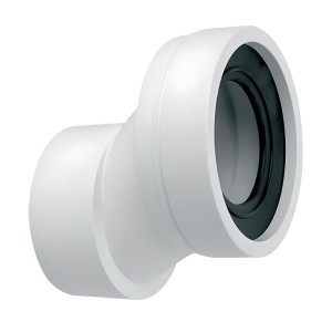 McAlpine Przyłącze kanalizacyjne, krótkie L-125mm,wejście 90-110mm,wyjście 110mm z przesunięciem mimośr. 40mm