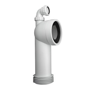 McAlpine Przyłącze kanalizacyjne, długie L-275mm,wejście 90-110mm,wyjście 110mm, kąt  90 z odejściem 40mm