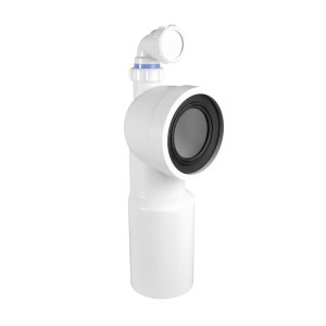 McAlpine Przyłącze kanalizacyjne, długie L-275mm,wejście 90-110mm,wyjście 110mm, kąt  90 z odejściem 40mm