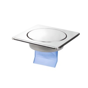 McAlpine Kratka podłogowa wykonana z stali nierdzewnej z membraną  150x150mm