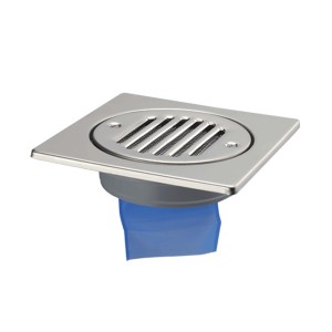 McAlpine Kratka podłogowa wykonana z stali nierdzewnej z membraną  150x150mm