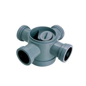 McAlpine Wpust podłogowy wykonany z ABS z odpływami 50mm, rewizja