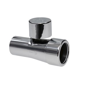 McAlpine Złączka z zaworem napowietrzającym 32mm w kolorze Chrom