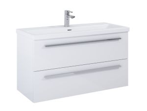 SZAFKA KWADRO PLUS 1000 WHITE/BIAŁA POD UMYW. ELITA