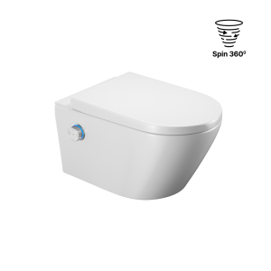 Excellent Miska Bidetu Pokrętło Dakota 2.0 D3 Spin Wc Funkcją 360 Chrom