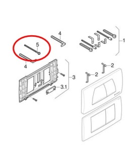 POPYCHACZ DO PRZYCISKU TWINLINE / 200F / DELTA GEBERIT