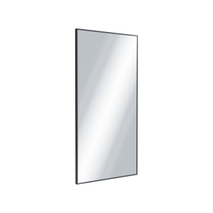 Excellent Kuadro Lustro Łazienkowe 100X50 Cm Prostokątne Czarny Mat