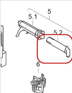 POPYCHACZ PRZYCISKU DO STELAŻA 99169 KOŁO