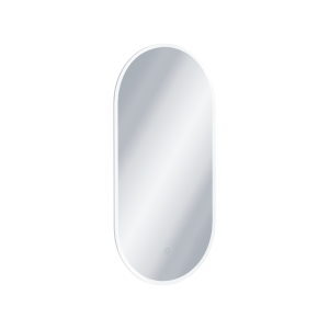 Excellent Lustro Lumiro Łazienkowe Owalne Oświetlenie Led 100X50 Mata