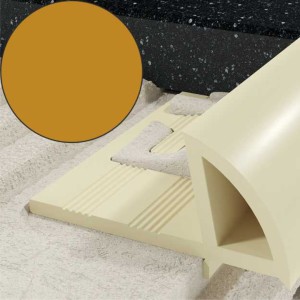 Excellent Profil En Krawędziowy 8 5 Mm Długość 250 Cm Pvc Karmel
