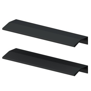 Excellent Blanko Uchwyty Komplet 2 Szt Czarny Mat