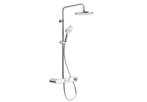 ZESTAW PRYSZNICOWY Z TERMOSTATEM ZE ZINTEGROWANĄ PÓŁKĄ CHROM DURAVIT