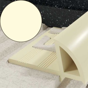 Excellent Profil En Krawędziowy 7 Mm Długość 250 Cm Pvc Kość Słoniowa