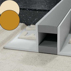 Excellent Profil Ll Dylatacyjny 9 5 Mm Długość 250 Cm Pvc Karmel / Beż