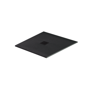 Excellent Arda Brodzik Kwadratowy 90X90 Cm Kompozytowy Czarny