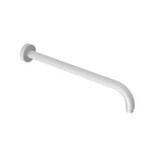 Excellent Ramię Prysznicowe Ścienne 40 Cm Okrągłe Biały Mat