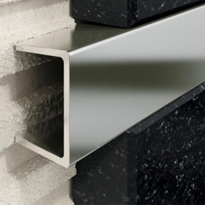 Excellent Profil U Listello 25 Mm Długość 250 Cm Stal Nierdzewna Superpoler