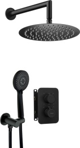 ZESTAW PODTYNKOWY Z BATERIĄ TERMOSTATYCZNĄ BOX NERO DEANTE