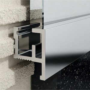 Excellent Profil Lq Płaski Luster / Długość Aluminiowy 9 5 12 265 Srebrny