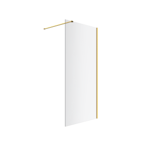 Excellent Vidoq Walk-In Ścianka Prysznicowa 80X200 Złoty Szczotkowany