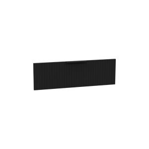 Excellent Tuto 2.0 Front 03 Z Płyty 80 Cm Wysoki Ryflowany Czarny Mat